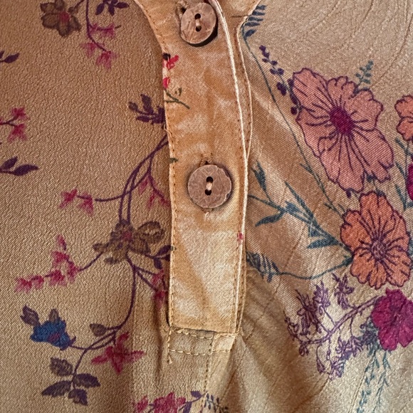 Boho Chic Patchwork Babydoll Dress Size M - Picture 5 of 10